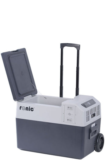 Lada Frigorifica Portabila cu Compresor, RONIC FCR-40A, 40 litri, functie Bluetooth + Baterie
